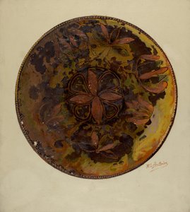 Pa. tysk plate, ca. 1937.