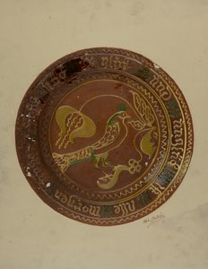 Pa. tysk plate, ca. 1938.