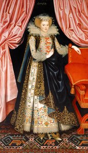 Sannsynligvis Elizabeth Cary, født Tanfield, ca. 1615 (olje på lerret) av William Larkin