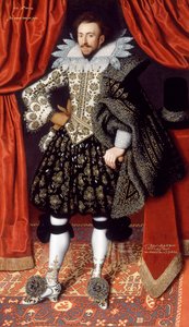 Richard Sackville ca. 1613 (olje på lerret) av William Larkin