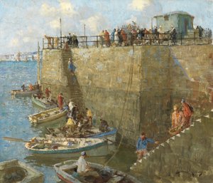 Small Craft, Concarneau (olje på lerret)