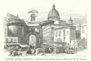 Napoli, Porta Capuana (gravering)