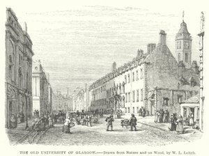 The Old University of Glasgow (gravering)