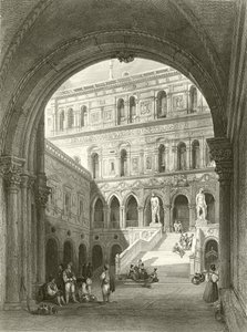 De gigantiske trappene, Ducal Palace, Venezia