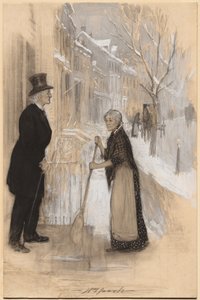 Skisse for å illustrere Not Honorably Discharged, 1904.