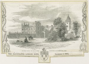 Drayton Bassett - "Drayton Manor": tresnittgravering, og [c 1843]