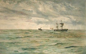 En venn av alle nasjoner (olje på lerret) av William Lionel Wyllie