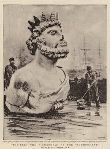Jupiter, figurhodet til Foudroyanten av William Lionel Wyllie