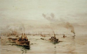Liberty Men (akvarell på papir) av William Lionel Wyllie