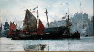 Ramsgate havn av William Lionel Wyllie