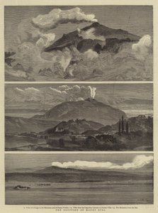 Etna-utbruddet av William Lionel Wyllie