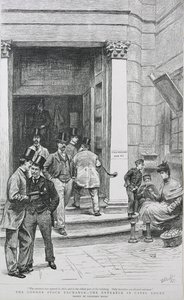Børsinngang i Capel Court, 1891