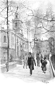 Aldermans Walk, Bishopsgate Street, 1891