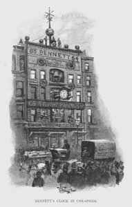 Bennetts klokke i Cheapside (litho)