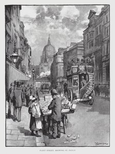 Fleet Street, som viser St Paul
