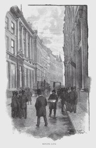 Mincing Lane (litho) av William Luker