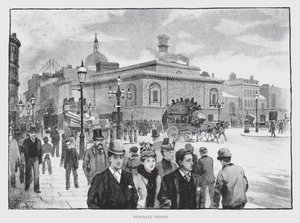 Newgate fengsel (litho) av William Luker