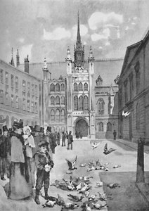 The Guildhall, Front Exit, 1891