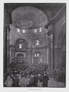 Børsen (litho) av William Luker