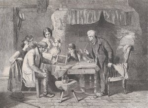 Bestefars portrett, fra Illustrated London News, 4. januar 1862.