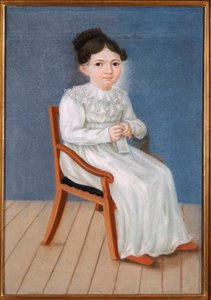 Portrett av en liten jente