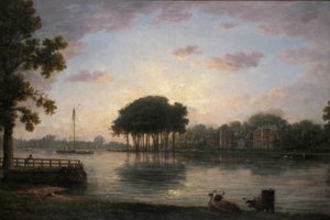 Orleans House, Twickenham, Middlesex, ca. 1800 av William Marlow