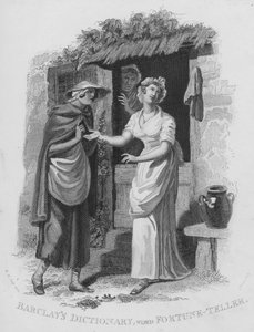 Barclays Dictionary, ord: Fortune-teller (gravering)