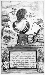 Robert Herrick (1591-1674), graviert vom Künstler von William Marshall