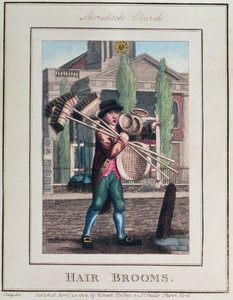 Hair Brooms, Shoreditch Church, fra 