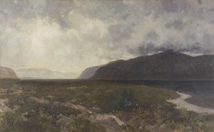 Loch Maree fra Grudie Bridge, ca. 1905 (olje på lerret) av William Matthew Hale