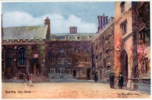 Exeter College, Quad av William Matthison