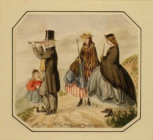 On the Hills, Malvern (akvarell)