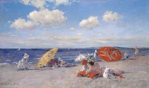 At the Seaside, ca. 1892 (olje på lerret) av William Merritt Chase