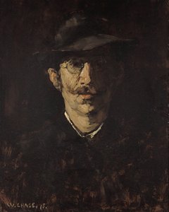 Portrett av Hugo von Habermann av William Merritt Chase