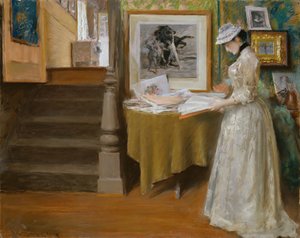 I studioet, ca. 1892-1893. av William Merritt Chase