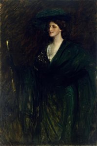 Smaragdfruen av William Merritt Chase