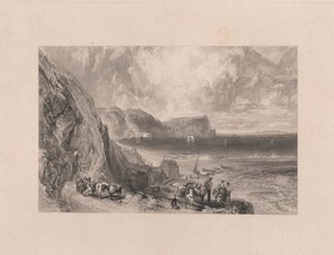 Clovelly Bay og Lundy Island av William Miller