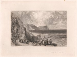 Clovelly Bay og Lundy Island av William Miller