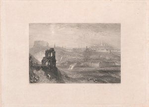 Edinburgh fra St. Anthony's Chapel av William Miller