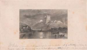 Norham Castle - Måneoppgang av William Miller