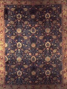 Design for et teppe (tekstil) av William Morris