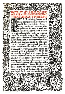 Kelmscott Press: Side trykt i Golden Type, ca. 1895, 1914 av William Morris