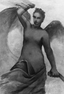Fortune: A Study for "The Discoverer" av William Morris Hunt