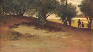 Sandbank med piler, Magnolia, 1877.