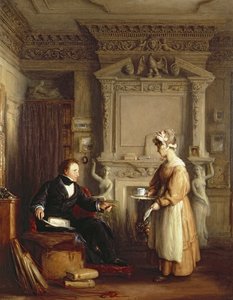 Kunstsamler John Sheepschanks og en hushjelp av William Mulready