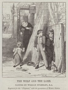 Ulven og Lammet av William Mulready