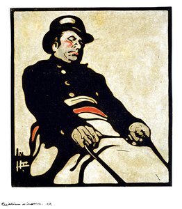En bussjåfør i Knightsbridge Road av William Nicholson