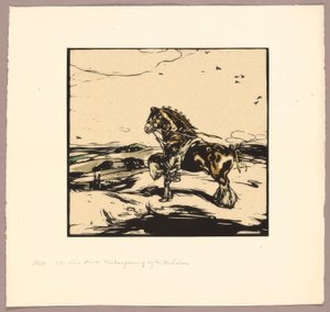 The Shire Horse av William Nicholson