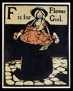 F er for Flower Girl, illustrasjon fra 