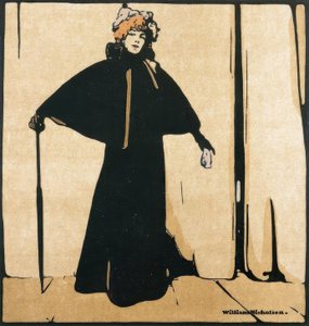 Portrett av Sarah Bernhardt av William Nicholson